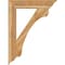 Ekena Millwork Legacy Traditional Rough Sawn Bracket, Western Red Cedar, 6"W x 36"D x 48"H BKT06X36X48LEC01RWR - alternate 4